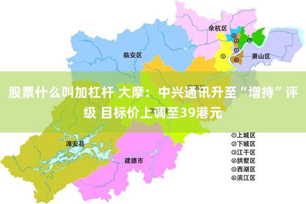股票什么叫加杠杆 大摩：中兴通讯升至“增持”评级 目标价上调至39港元
