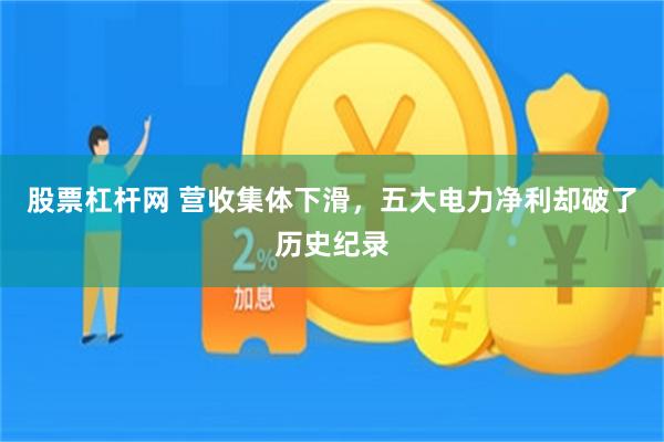 股票杠杆网 营收集体下滑，五大电力净利却破了历史纪录