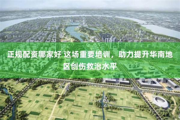 正规配资哪家好 这场重要培训,助力提升华南地区创伤救治水平