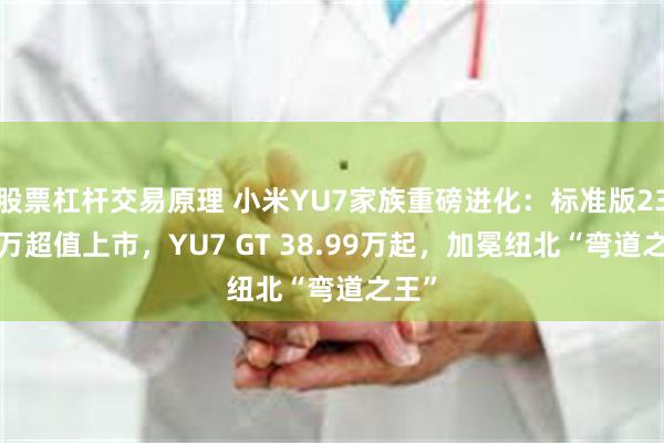 股票杠杆交易原理 小米YU7家族重磅进化:标准版23.35万超值上市,YU7 GT 38.99万起,加冕纽北“弯道之王”