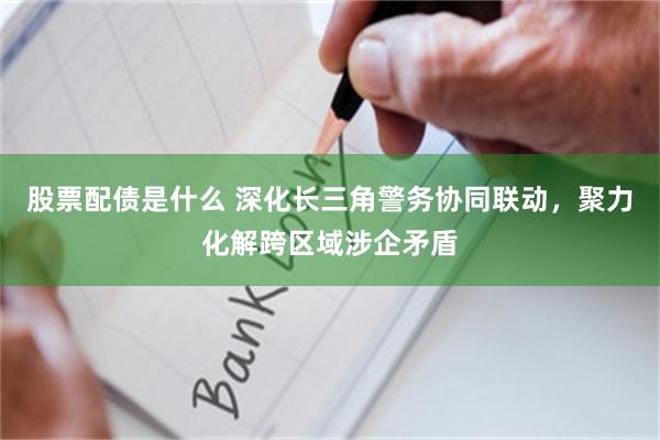 股票配债是什么 深化长三角警务协同联动，聚力化解跨区域涉企矛盾