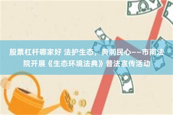 股票杠杆哪家好 法护生态，典润民心——市南法院开展《生态环境法典》普法宣传活动